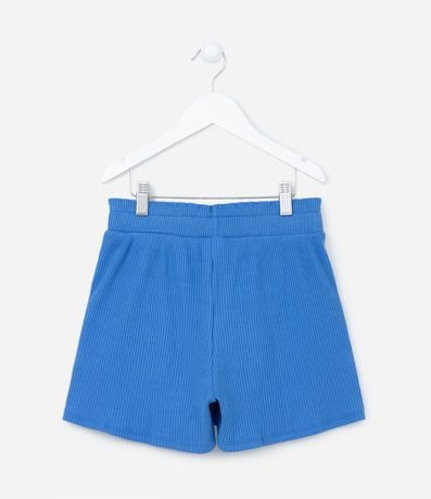 Short Clochard Infantil con Textura Acanalada - Talle 5 a 14 años 2