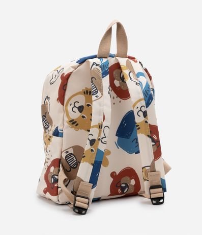 Mochila Infantil con Estampado de Animalitos