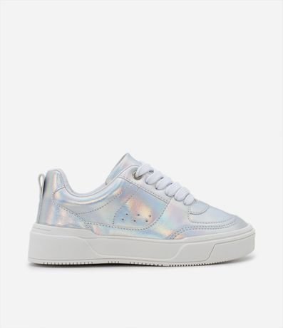 Championes Infantiles con Recortes y Superficie Metalizada - Talle 28 al 36  anos 4