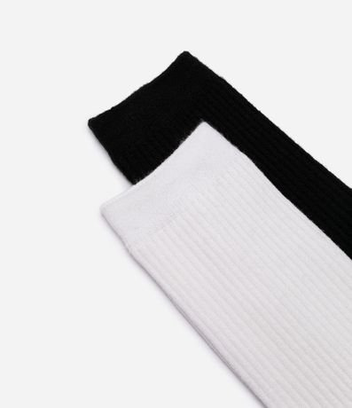 Kit 02 Medias Caña Larga en Acrílico 4