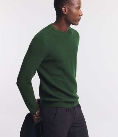 Suéter en Tejido de Punto Maquinetado 4