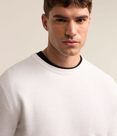 Suéter en Tejido de Punto Maquinetado 3