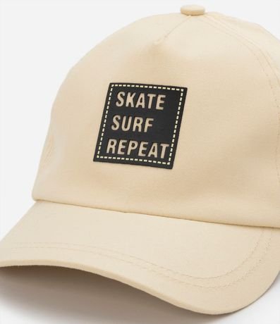 Gorra Infantil Ala Curva con Patch Skate Surf - Talle U 4