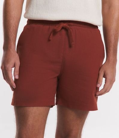 Bermuda en Algodón con Cintura Elástica y Bolsillos 3