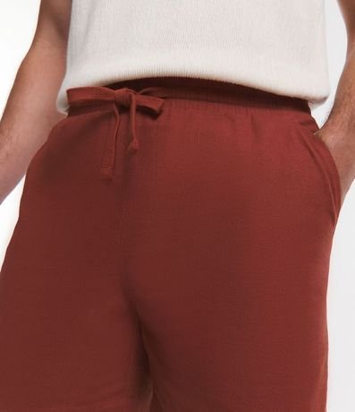 Bermuda en Algodón con Cintura Elástica y Bolsillos 4
