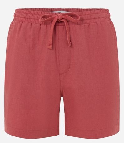 Bermuda en Algodón con Cintura Elástica y Bolsillos 7