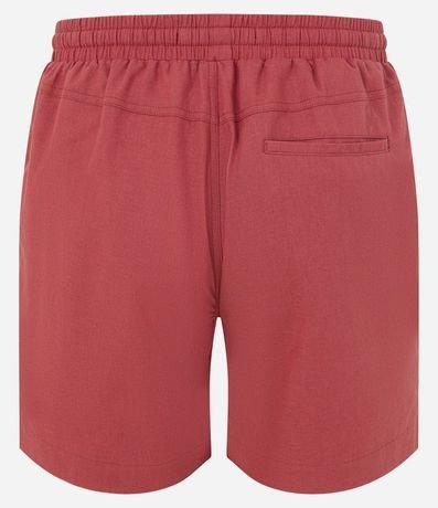 Bermuda en Algodón con Cintura Elástica y Bolsillos 8
