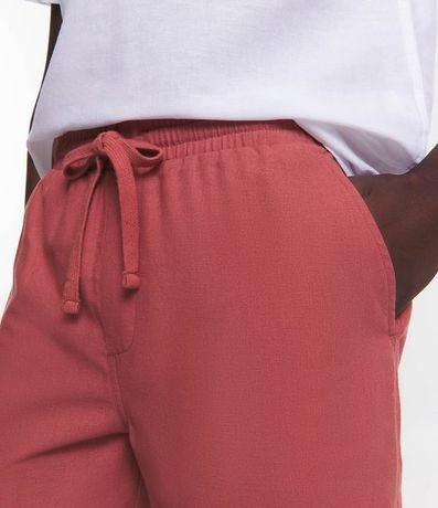 Bermuda en Algodón con Cintura Elástica y Bolsillos 5