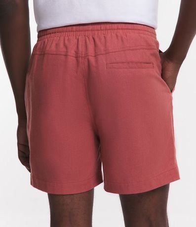 Bermuda en Algodón con Cintura Elástica y Bolsillos 6