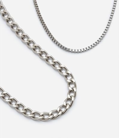 Kit 02 Collares con Cadenas Variadas 2