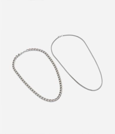 Kit 02 Collares con Cadenas Variadas 3