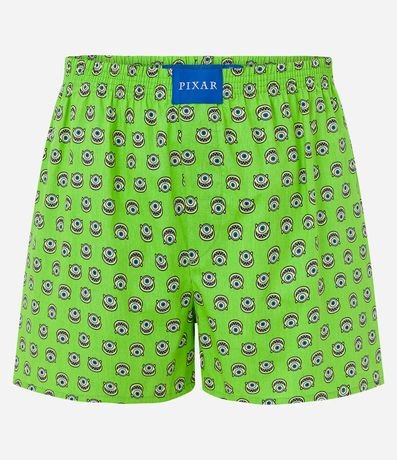 Calzoncillo Boxer de Tela en Tricolina con Estampa Mike Wazowski 1