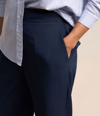 Pantalón Wide Leg Sastrería con Cintura Elástica 4