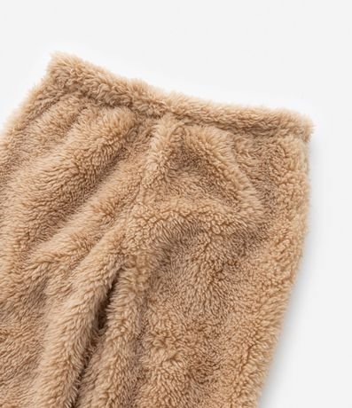 Pantalón Infantil en Peluche con Pie Bordado de Pata - Talle 0 a 18 meses 5