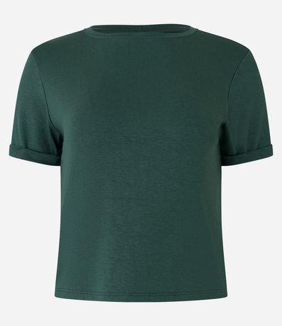 Blusa Básica en Viscosa con Manga Dobrada 6