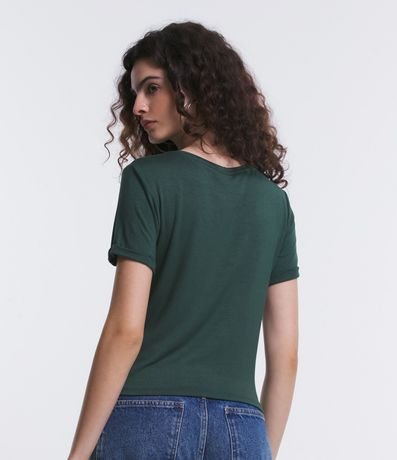 Blusa Básica en Viscosa con Manga Dobrada 3