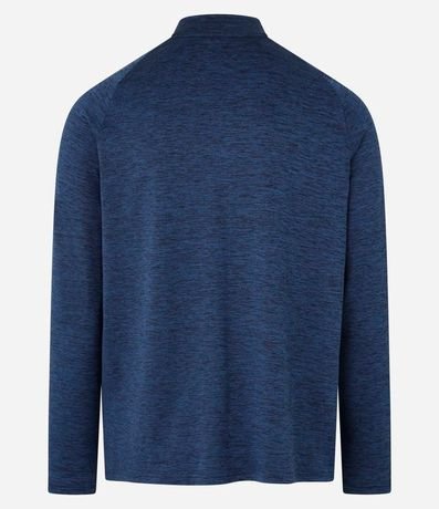 Remera Deportiva Térmica con Cremallera en el Cuello y Recortes 6