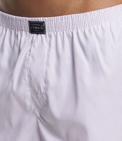 Kit 02 Calzoncillo Boxer Texturizada con Estampado de Cuadros 4