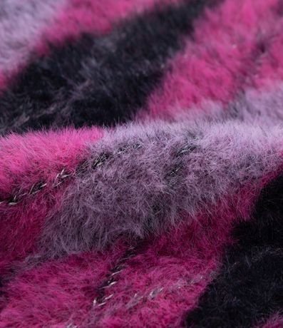 Buzo Infantil Peludito con Estampa Geométrica - Talle 5 A 14 años 3