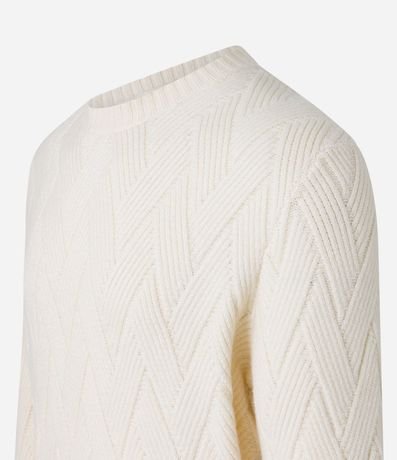 Suéter en Punto con Textura Trenzada 8