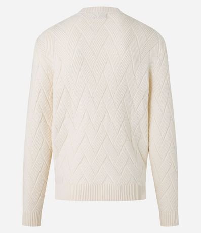 Suéter en Punto con Textura Trenzada 9