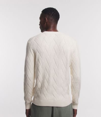 Suéter en Punto con Textura Trenzada 5