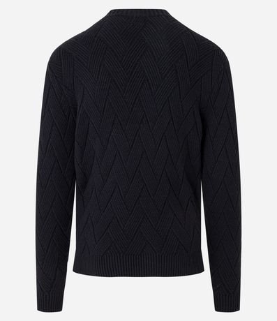 Suéter en Punto con Textura Trenzada 8