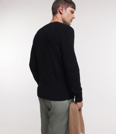 Suéter en Punto con Textura Trenzada 4