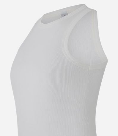 Blusa Musculosa Básica en Rib con Ligera Textura 5