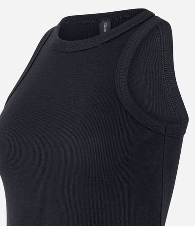 Blusa Musculosa Básica en Rib con Ligera Textura 6