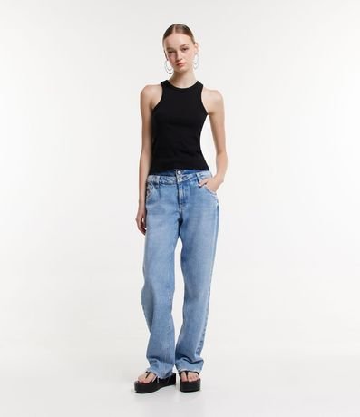 Blusa Musculosa Básica en Rib con Ligera Textura 3