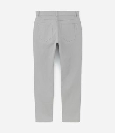 Pantalón en Sarga con Trabillas en la Cintura y Bolsillos 7