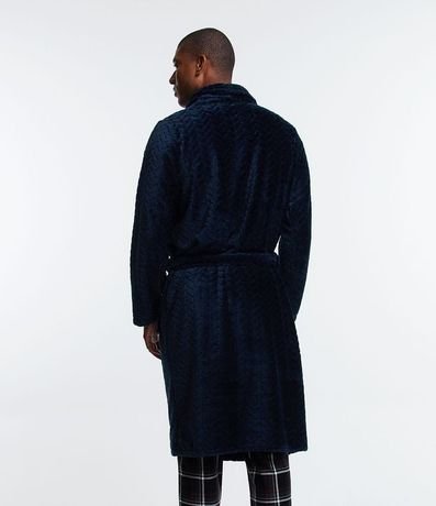 Bata de Baño en Fleece Texturizado y Bolsillos 2