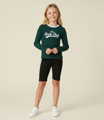 Bermuda Infantil sin Estampado - Talle 6 a 14 años 1