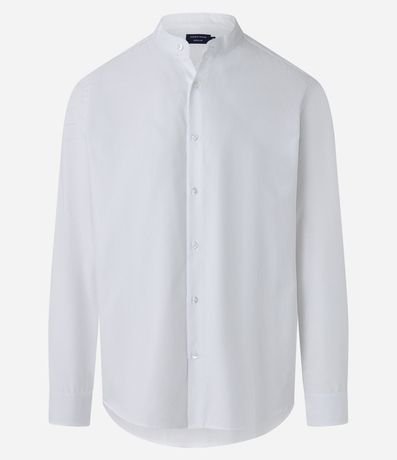 Camisa Regular Básica en Oxford con Cuello Padre 5