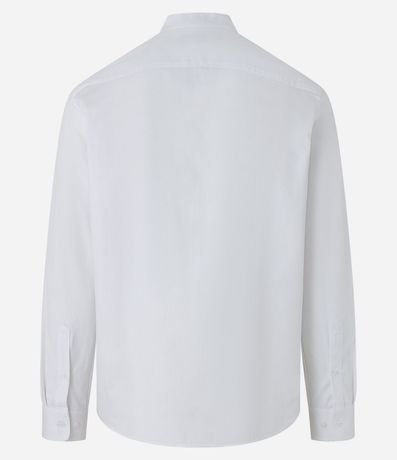 Camisa Regular Básica en Oxford con Cuello Padre 6