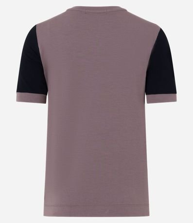 Blusa en Viscosa con Recortes Assimétricos y Bloques de Color 7