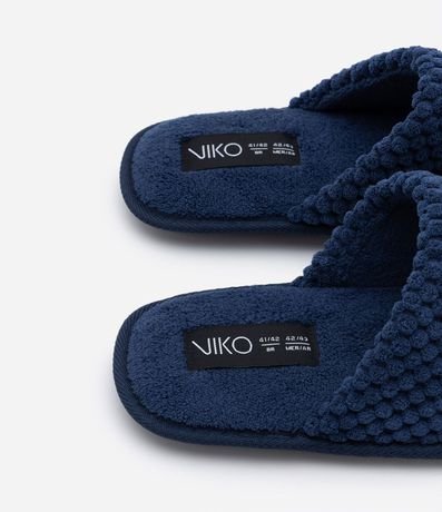 Pantufla Ojota con Textura de Lunares 3
