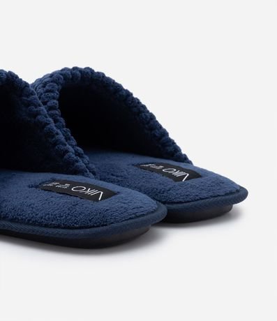Pantufla Ojota con Textura de Lunares 4