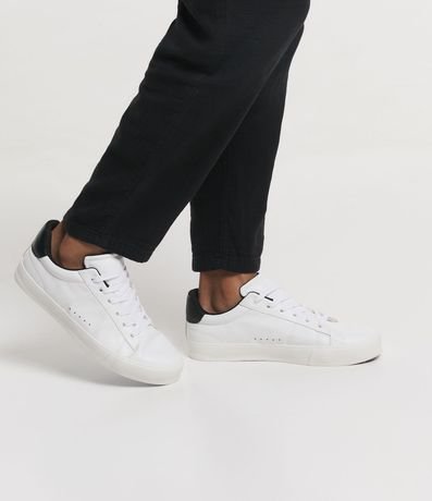 Championes Bajos en PU con Tallón Contrastente 6