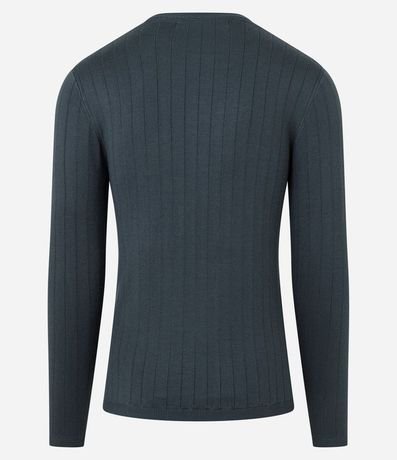 Suéter en Viscosa con Textura en Rayas Verticales 9