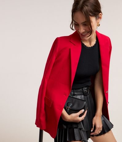 Blazer Oversized Sastrería con Botones y Solapas 1