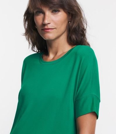 Blusa en Viscosa con Mangas Cortas sin Sisas 1