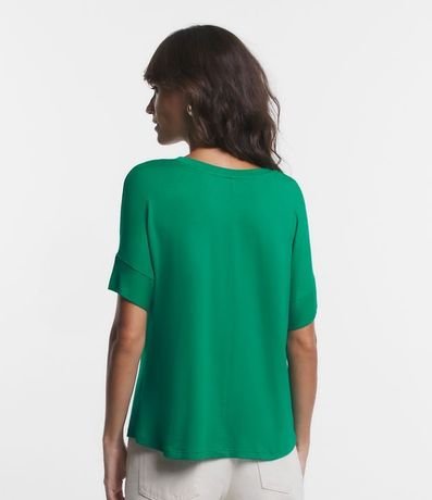 Blusa en Viscosa con Mangas Cortas sin Sisas 4