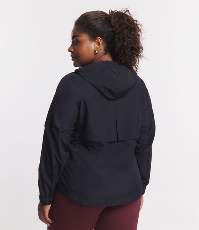 Campera Rompeviento Deportiva con Capucha Curve & Plus Size 3