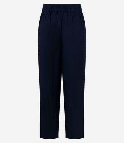 Pantalón Fluído en Viscolino con Cintura Elástica y Lazo 7