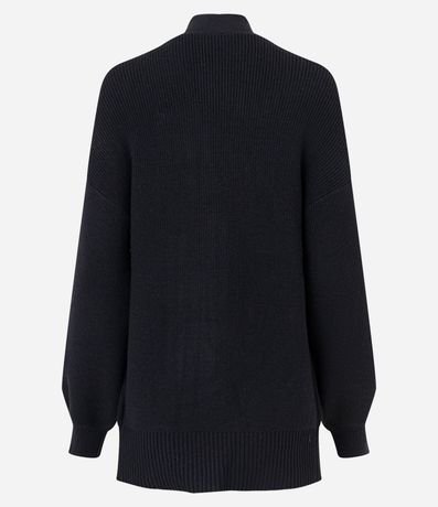 Cardigan Alargado en Punto con Bolsillos 7