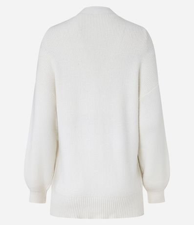 Cardigan Alargado en Punto con Bolsillos 7