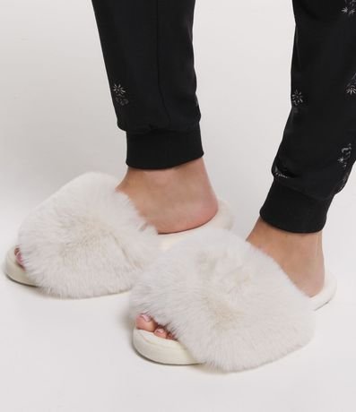 Pantufla Abierta con Peluche 2