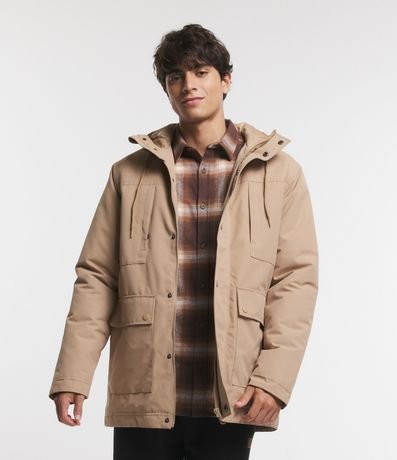 Campera en Microfibra con Bolsillo Interno 3